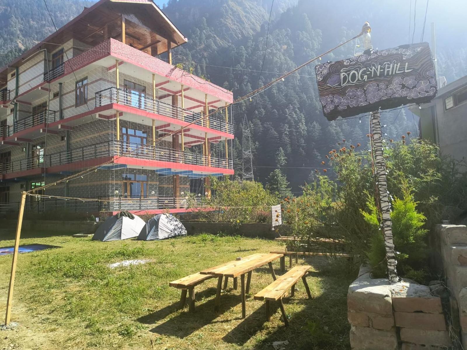Hotel Dog N Hill Kasol Exterior foto